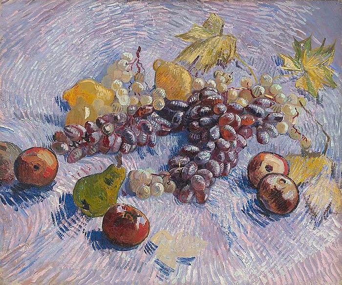 Vincent Van Gogh Grapes Lemons Pears and Apples France oil painting art